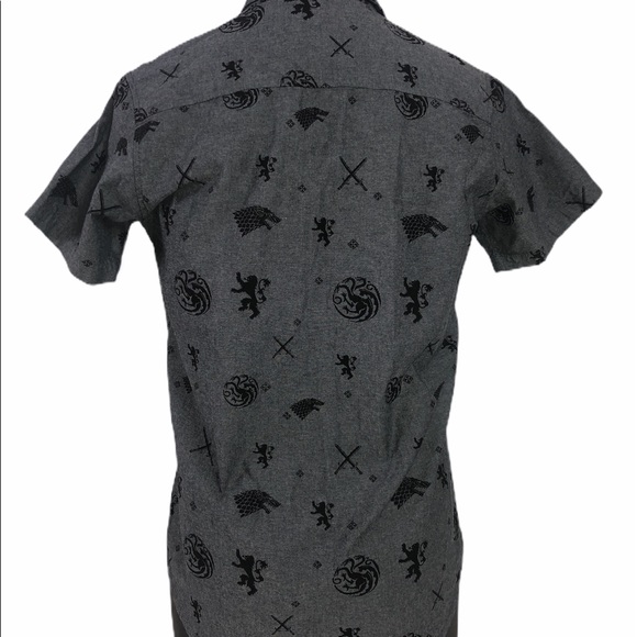 Game of Thrones HBO Button Down Shirt Small - Picture 3 of 8
